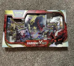 Pokemon TCG: Darkrai VSTAR Premium Collection Box New Factory Sealed 8 Boosters - Image 1
