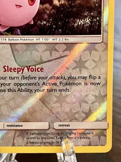 Igglybuff 168/236 Sm-Cosmic Eclipse Reverse Holo Pokemon TCG NM - Image 5