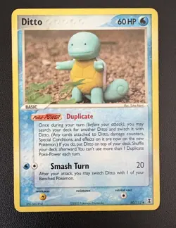 Pokemon TCG Ditto (Squirtle) 40/113 Delta Species NON HOLO - Image 1