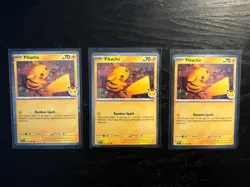 Pikachu 051 /162 Stamped 2026 Pokemon Day 30 Promo TCG LOT - Image 1