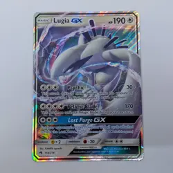 Pokemon TCG 2018 Sun & Moon Lost Thunder Lugia GX 159/214 - Image 1