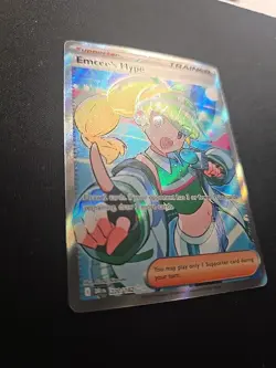 Pokemon TCG NM-Mint Emcee's Hype - Ultra Rare SV10: Destined Rivals 220/182 - Image 4