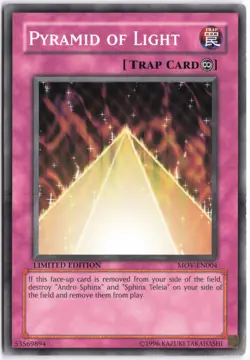 Yugioh - Pyramid of Light MOV-EN004 Limited - Yu-Gi-Oh! The Movie Promo Set - Image 1
