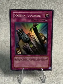 Solemn Judgment UNLIM Super Rare RP01-EN045 YuGiOh - Image 1