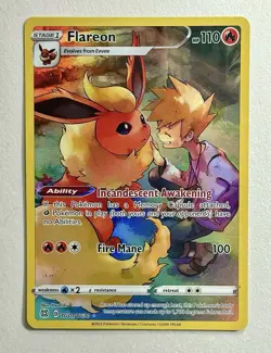 Pokemon TCG - Flareon TG01/TG30 Brilliant Stars Trainer Gallery Holo | NM - Image 2