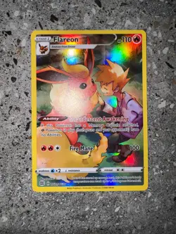 Pokemon TCG Cards Flareon TG01/TG30 Brilliant Stars Trainer Gallery Art Rare NM - Image 3