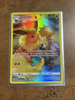 Flareon - TG01/TG30 Brilliant Stars Trainer Gallery Holo Pokemon TCG Card NM/M - Image 1
