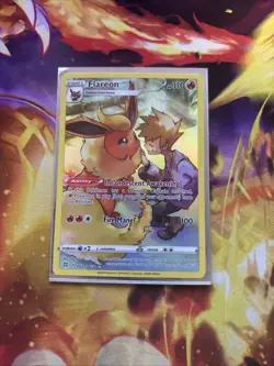 Pokemon TCG Flareon TG01/TG30 Brilliant Stars Trainer Gallery Full Art Holo NM - Image 1