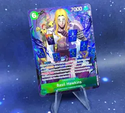 One Piece Basil Hawkins OP07 029 Super Rare Alt Art 500 Years in the Future - Image 3