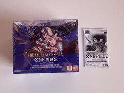 One Piece TCG OP-14 The Azure Sea’s Seven Booster Box & Dash Pack SEALED/IN HAND - Image 1
