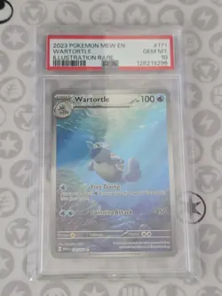 2023 Pokemon SV 151 Wartortle #171/165 PSA 10 - Image 1
