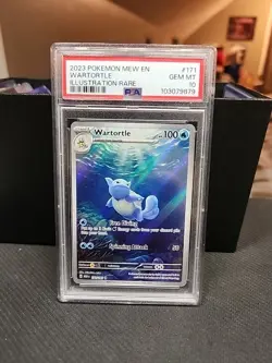 2023 Pokemon SV 151 Wartortle #171/165 PSA 10 - Image 1