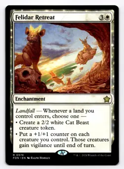 Felidar Retreat FDN 574 - Normal - NM - Magic the Gathering - Image 1