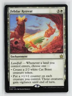 Felidar Retreat 0574 Foundations FDN MTG Magic - Image 1