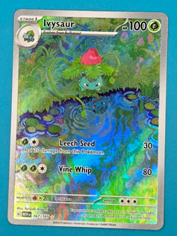 Ivysaur Illustration Rare 167/165 SV Pokemon 151 2023 English - Image 1