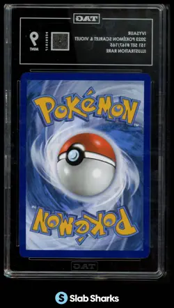2023 POKEMON SV 151 - MEW EN #167/165 IVYSAUR ILLUSTRATION RARE TAG 9 - Image 2