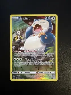 * Snorlax TG10/TG30 Lost Origin Trainer Gallery Holo Pokemon TCG NM - Image 1