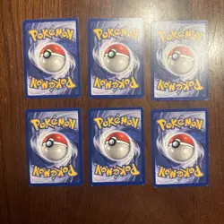 Pokemon 1999 Base Set Unlimited Energy 6 Card Set / Lot # 97-102 Mint - Image 2