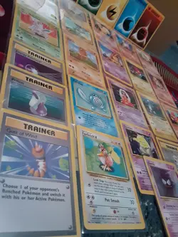 Pokemon Vintage BASE SET Card Lot 1999 WOTC (LP/NM) 24 cards + 6 energy cards - Image 2