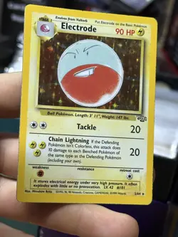 Electrode 2/64 Jungle Gyarados 6/102 Base Set 1999 Vintage Pokemon Card Lot WOTC - Image 3
