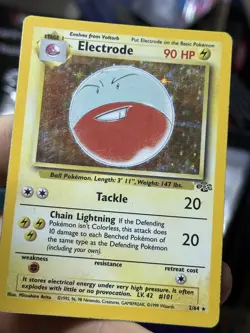 Electrode 2/64 Jungle Gyarados 6/102 Base Set 1999 Vintage Pokemon Card Lot WOTC - Image 5