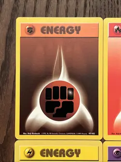 Pokemon Base Set Lot of 6 Energy Cards 1999 NM - Image 3