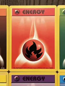 Pokemon Base Set Lot of 6 Energy Cards 1999 NM - Image 4