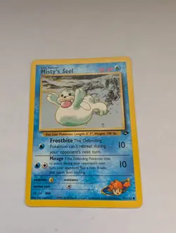 Misty's Seel 91/132 Gym Challenge Unlimited Vintage 2000 Pokemon Card - Image 1