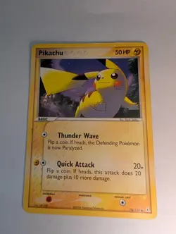 Pikachu Pokemon Card Holon Phantoms 78/110 LP - Image 1