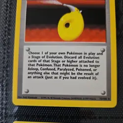 Pokemon TCG Devolution Spray Trainer Base Set 72/102 4th Print Base Set - Image 3