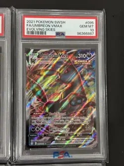 Pokemon Lots of 9 Evee Evolution Set PSA 10 Gem Mint - Image 4