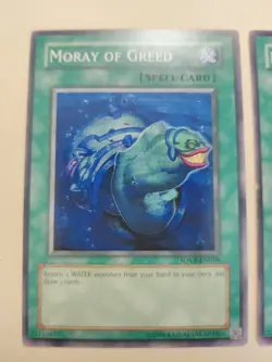 2x Yu-Gi-Oh! Moray Of Greed Unlimited Common SOVR-EN058 LP - Image 2