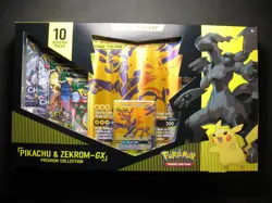 POKEMON TCG PIKACHU & ZEKROM GX PREMIUM COLLECTION BOX - NEW SEALED UNOPENED - Image 1