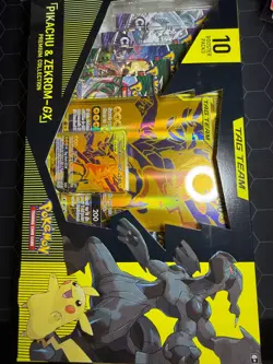 Pokemon TCG Pikachu & Zekrom GX Premium Collection Box (NEW & SEALED) - Image 1