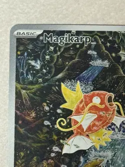1 Pokemon NM Alt Full Art Magikarp 203/193 Sv02 Paldea Evolved Holographic Card - Image 4