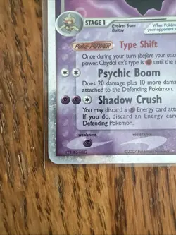 Pokemon - Power Keepers Claydol EX 2007 93/108 Holo Rare - Image 2
