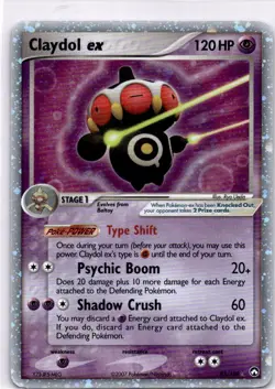 Pokemon Power Keepers #93/108 Claydol ex - Image 1
