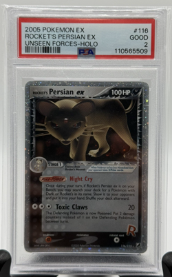 Pokemon Grade Card Lot 2005 Persian ex 2006 Banette ex 2007 Claydol ex PSA 2 & 3 - Image 2