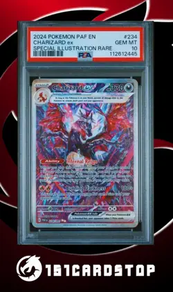 💥Pokemon TCG - Charizard ex - 234/091 - SIR - Paldean Fates - PSA 10💥 - Image 1