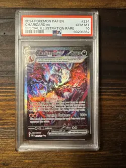 Pokemon TCG Charizard EX Paldean Fates Sir 234/091 PSA 10 - Image 1