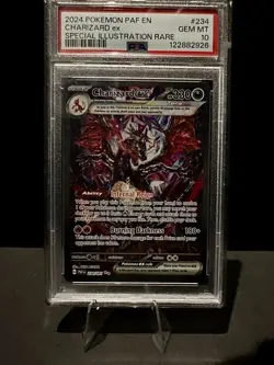 Pokemon TCG Charizard EX Paldean Fates Sir 234/091 PSA 10 - Image 1