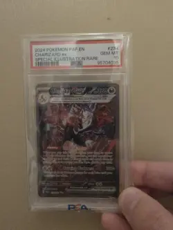 Pokemon TCG Charizard EX Paldean Fates Sir 234/091 PSA 10 - Image 1