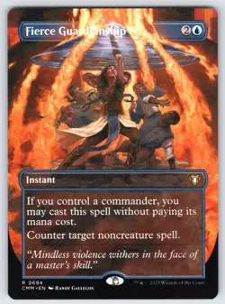Fierce Guardianship (Borderless) R Commander Masters #694 NM Normal - Image 1