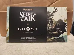 MTG Secret Lair x PlayStation Ghost of Tsushima RAINBOW FOIL Edition - Image 1