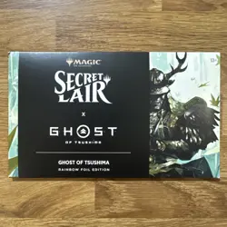 Magic The Gathering Secret Lair Ghost of Tsushima Rainbow Foil Edition - SEALED - Image 1