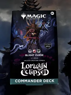 Blight Curse Lorwyn Eclipsed Commander Deck Magic The Gathering - Image 1
