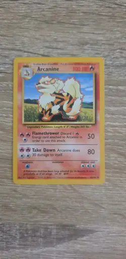 Arcanine - 23/102 - Base Set Shadowless 1999 - WOTC - NM/LP - Pokemon TCG Card - Image 1