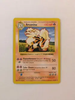 1 Of 1 Misprint 💎NM Shadowless Arcanine 23/102 Base Set Error Pokemon Card 1999 - Image 2