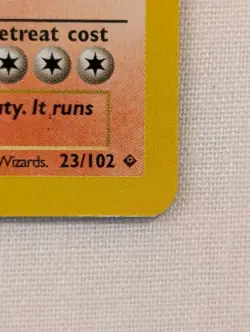 1 Of 1 Misprint 💎NM Shadowless Arcanine 23/102 Base Set Error Pokemon Card 1999 - Image 4