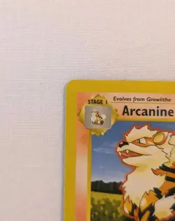 1 Of 1 Misprint 💎NM Shadowless Arcanine 23/102 Base Set Error Pokemon Card 1999 - Image 5